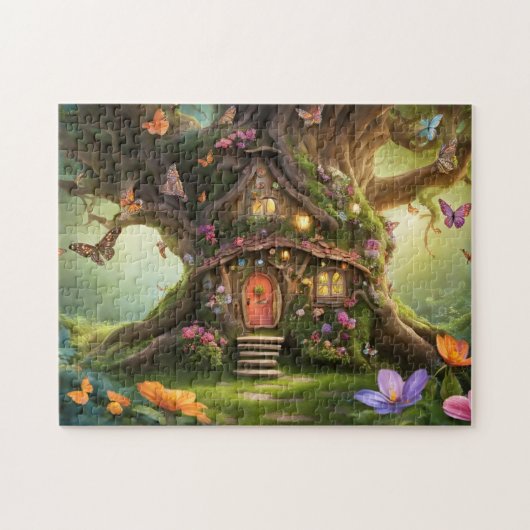 Vlinder Fantasie Legpuzzel (Horizontaal)