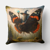 Vlinder fantasiekussen kussen (Achterkant)