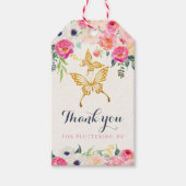 Vlinder Favor Tags Cadeaulabel (Voorkant)