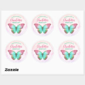 Vlinder Feest Favor Bedankt Stickers (Vel)