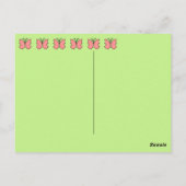 Vlinder Feestje Zeven Jaar Briefkaart (Achterkant)