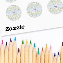 Vlinder fladders blauw gepersonaliseerd