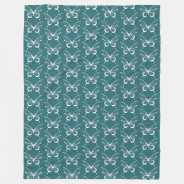 Vlinder fleece deken