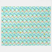 Vlinder Fleece Deken (Voorkant (Horizontaal))