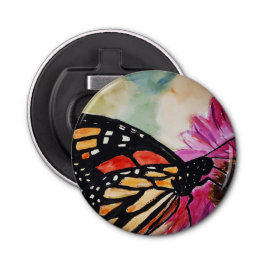 Vlinder Flesopener Button Flesopener