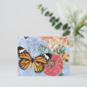 vlinder Flora...briefkaart Briefkaart (Staand voorkant)