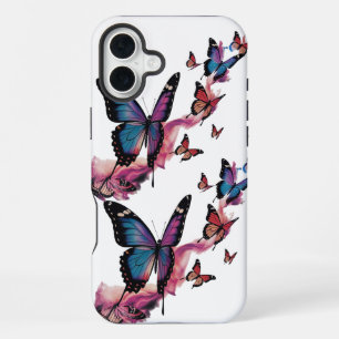 Vlinder Flow iPhone 16 Plus Hoesje – Transformatie