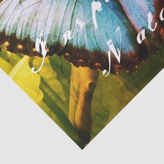 vlinder foto aangepaste decoupage ambachten tissuepapier (Detail)