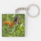 Vlinder Foto Sleutelhanger (Achterkant)