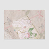 vlinder Franse Boek Ephemera ontkoppeling Tissuepapier (Voorkant)