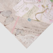 vlinder Franse Boek Ephemera ontkoppeling Tissuepapier (Detail)