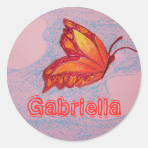 vlinder, Gabriella sticker