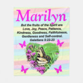  VLINDER GALATEN 5:22 CUSTOM DEKEN (Voorkant)