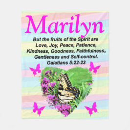  VLINDER GALATEN 5:22 CUSTOM DEKEN