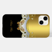 Vlinder Geel Goud Zwart Case-Mate iPhone Case (Achterkant (horizontaal))