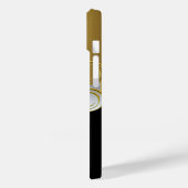 Vlinder Geel Goud Zwart Case-Mate iPhone Case (Achterkant / Links)