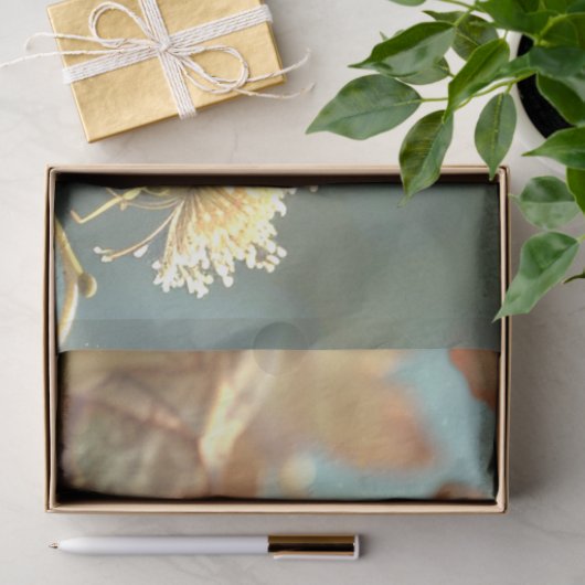 Vlinder gekroonde fee decoupage tissuepapier (Geschenk)