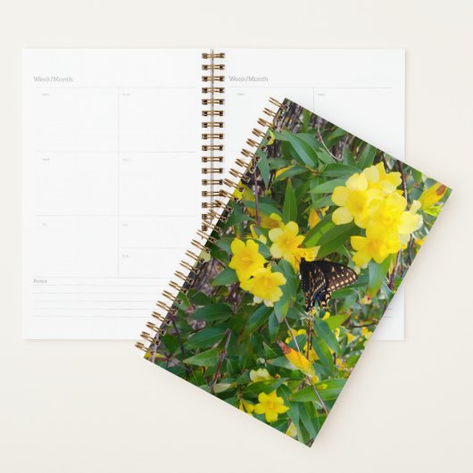 Vlinder & Gele Bloemen Planner (Display)