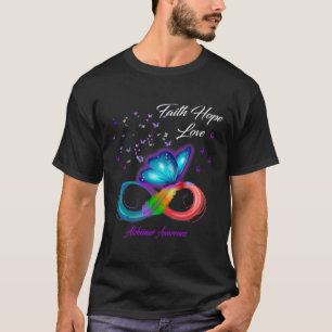 Vlinder Geloof Hoop Liefde Heimerheimer Bewustzijn T-shirt