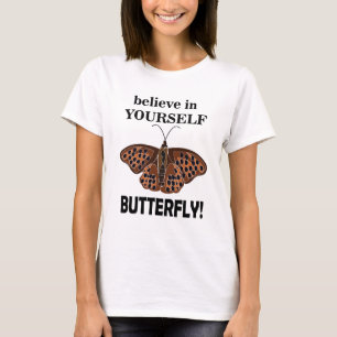 Vlinder Geloof In Jezelf T-shirt