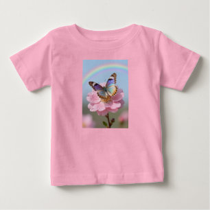 Vlinder Geluk Roze Shirt