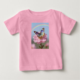 Vlinder Geluk Roze Shirt