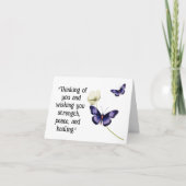 Vlinder Genezing Kaart (Voorkant)