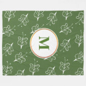 vlinder gepatterd fleece deken (Voorkant (Horizontaal))