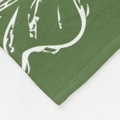 vlinder gepatterd fleece deken (Hoek)