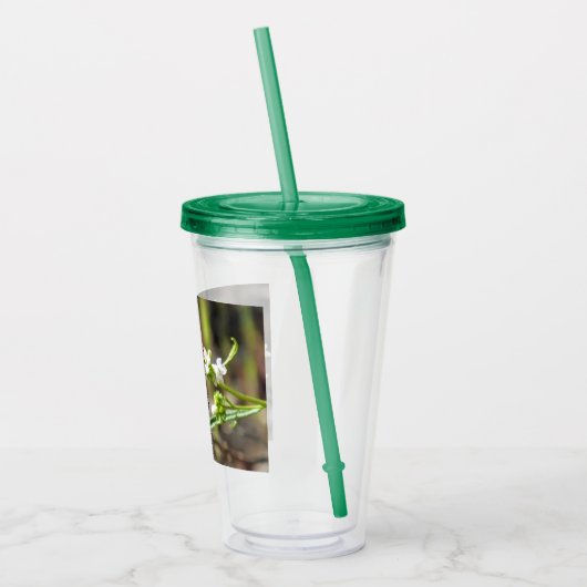 Vlinder gepersonaliseerd acryl drinkbeker (Links)