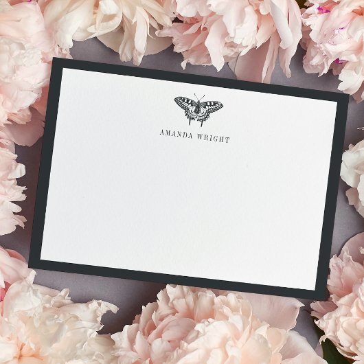  vlinder | Gepersonaliseerd kantoorpapier Notitiekaartje