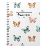 Vlinder gepersonaliseerd notitieboek (Voorkant)