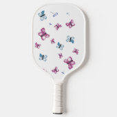 vlinder gepersonaliseerde pickleball paddle (Achterkant)