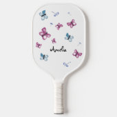  vlinder gepersonaliseerde pickleball paddle (Voorkant)