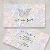 vlinder gesimuleerd visitekaartje van chunky glitt