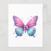 vlinder Geslacht Onthullen Party Baby Unscramble (Achterkant)