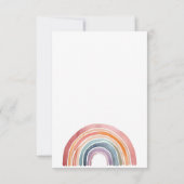 vlinder Geslacht Onthullen Party Uitnodiging (Achterkant)