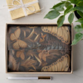 Vlinder gesneden houtkunst tissuepapier (Geschenk)