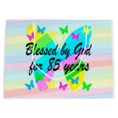 VLINDER GEZEGEND DOOR GOD 85E VERJAARDAG GESCHENKZ GROOT CADEAUZAKJE (Voorkant)