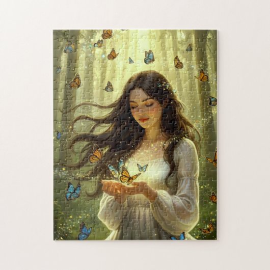 Vlinder Godin Legpuzzel (Verticaal)
