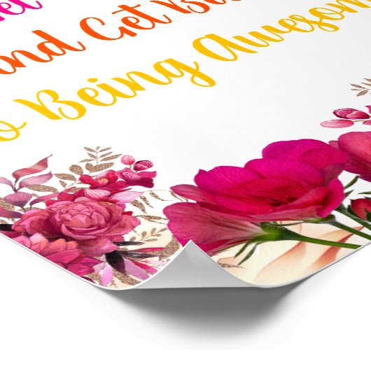 vlinder goed snel poster (Hoek)