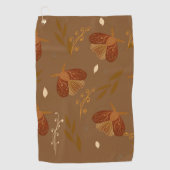 Vlinder Golfhanddoek (Voorkant)