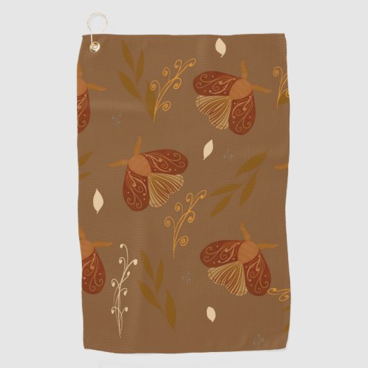 Vlinder Golfhanddoek (Voorkant)