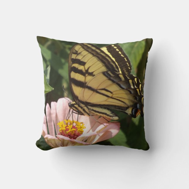 Vlinder gooien kussen (Voorkant)