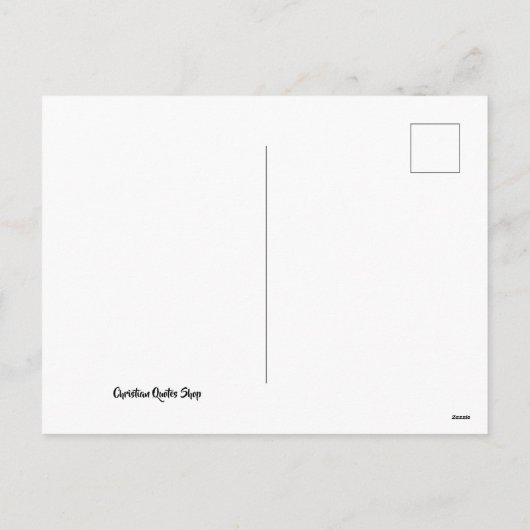 Vlinder Groei in Genade KJV Schrift Feestdagenkaart (Achterkant)