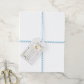 Vlinder Groene Rouw Zaadpakket Foto Cadeaulabel (Met Touw)