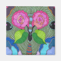 Vlinder - grote Rozen ogen