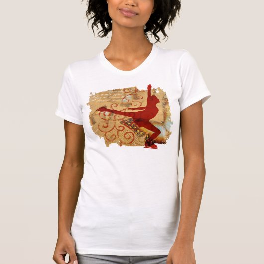 vlinder_grunge Ice Skating T-shirt (Voorkant)
