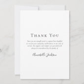 Vlinder hart foto collage begrafenis sympathie bedankkaart (Achterkant)