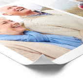 Vlinder Hart Foto Collage Begrafenis Welkomstbord Poster (Hoek)